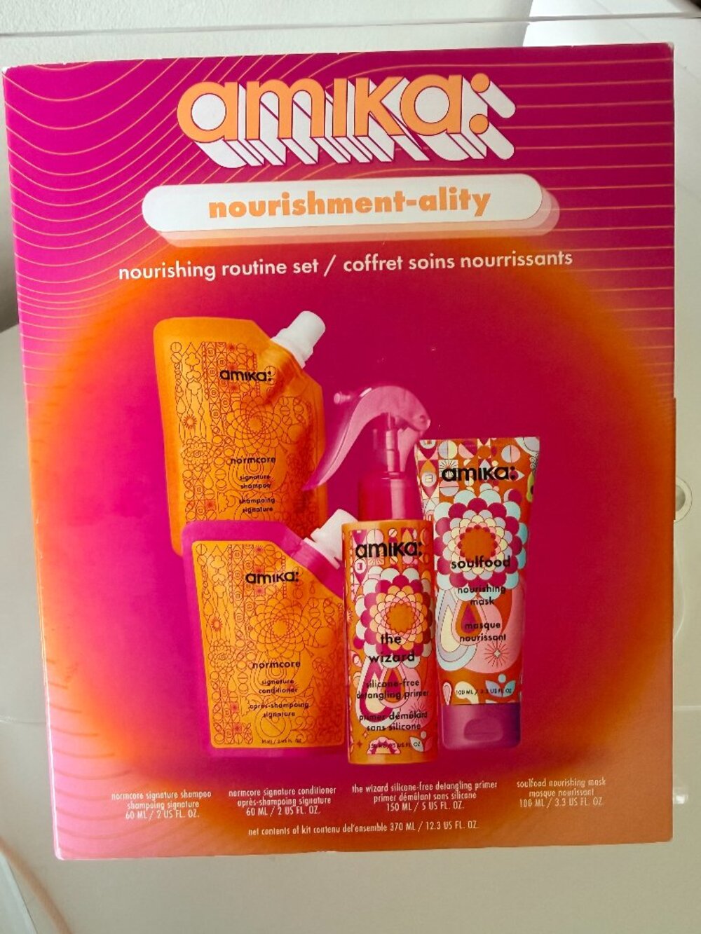 Amika nourishment-ality nourishing routine set | gift set